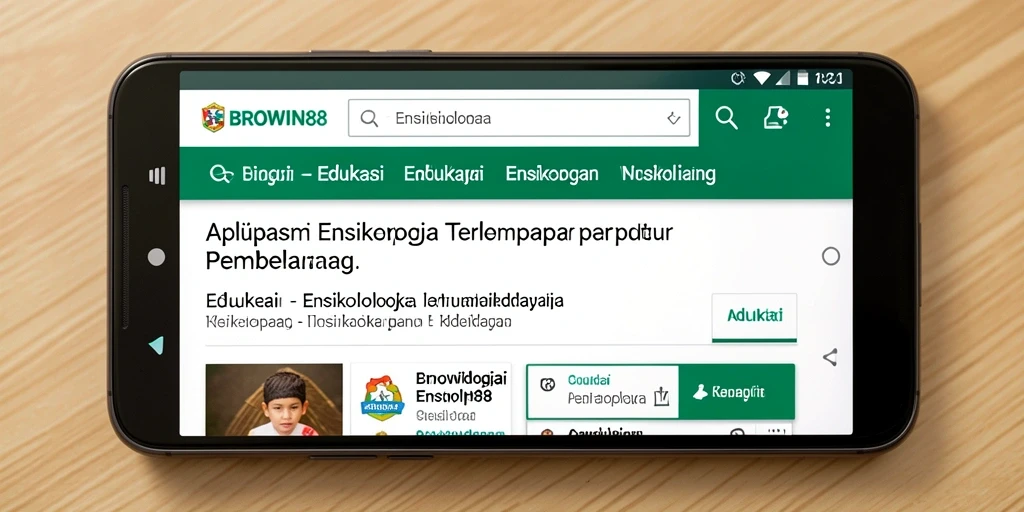 Tampilan antarmuka BROWIN88 yang menarik dan informatif.