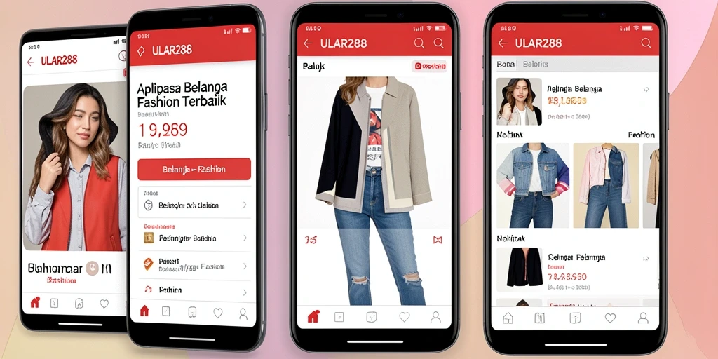 Tampilan antarmuka ULAR288 yang stylish dan mudah digunakan.