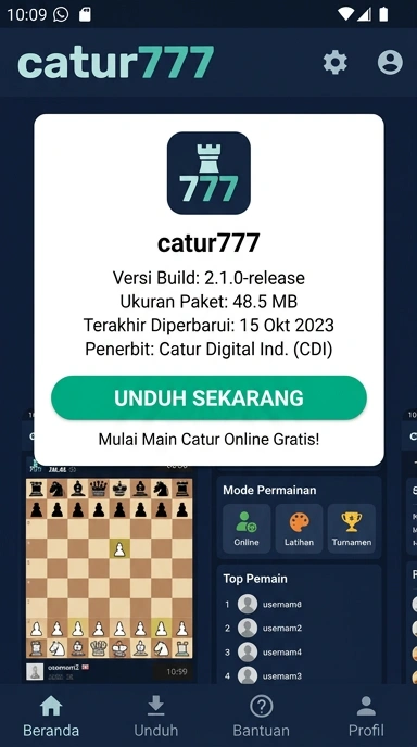Unduh dan Instal APK catur777 untuk Android