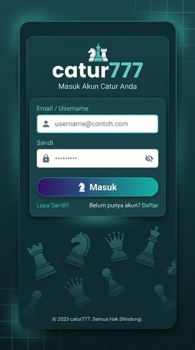 Masuk ke Akun catur777 Anda dengan Mudah