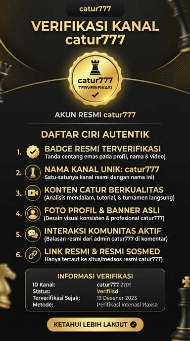 Kanal Resmi catur777 untuk Pengguna Android Indonesia